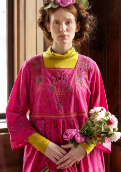 Webkleid „Kamelia“ aus Bio-Baumwolle/Seide