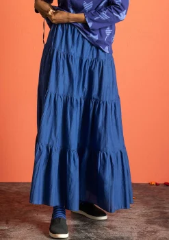 Webrock aus Baumwolle/Seide