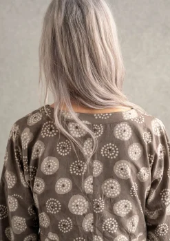 Wickelbluse „Clay“ aus Bio-Baumwolle
